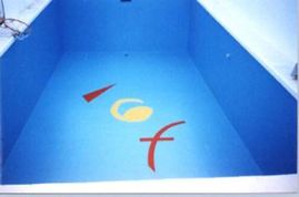 Poliéster Carrasco Diseño interior de piscina